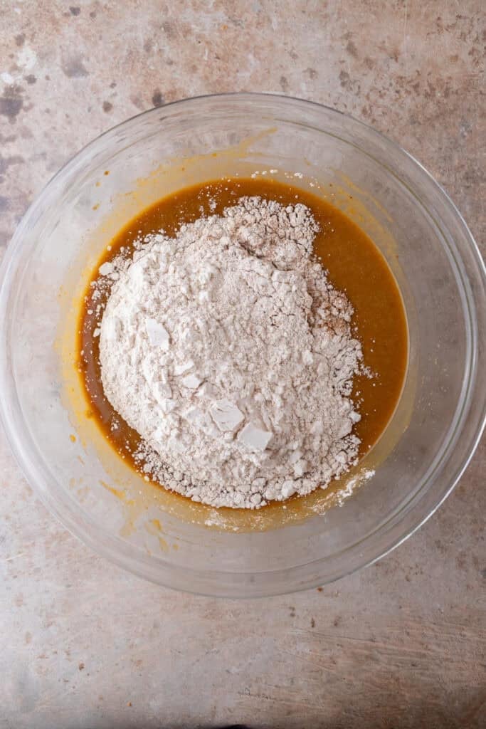 dry ingredients in a bowl