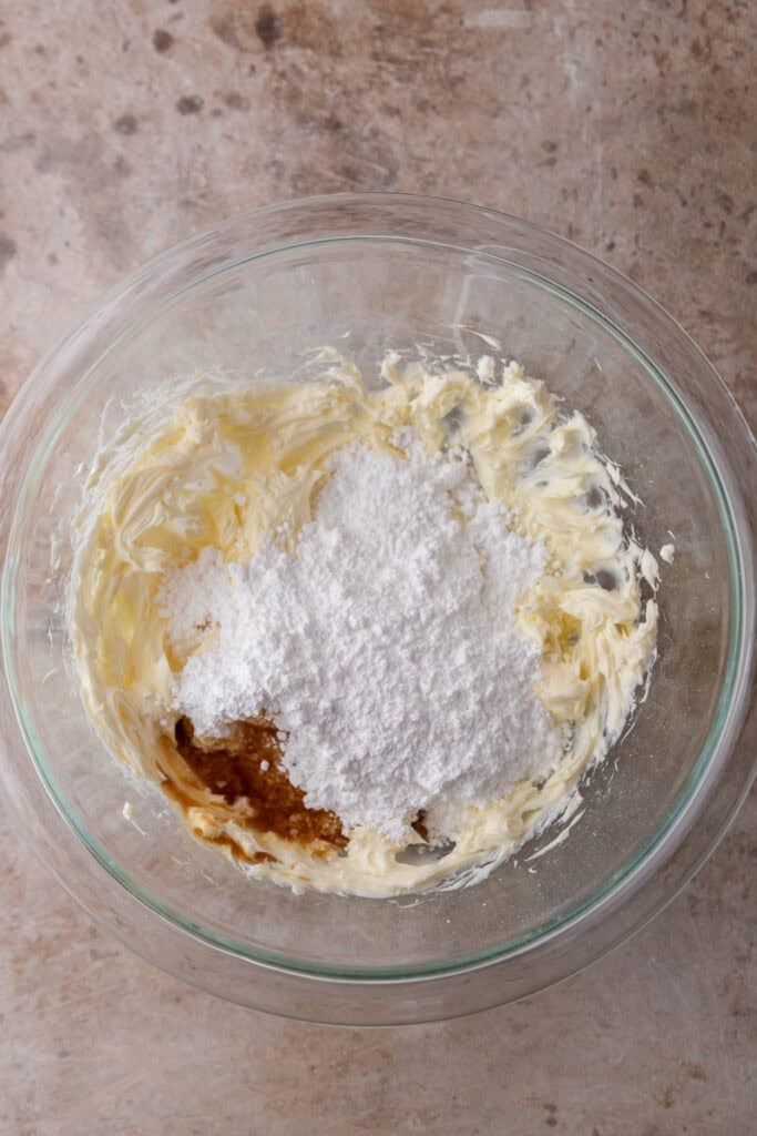 unmixed ingredients in a bowl