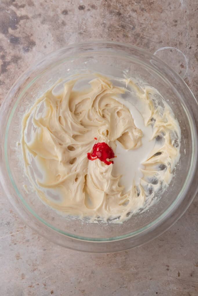 mixed ingredients in a bowl