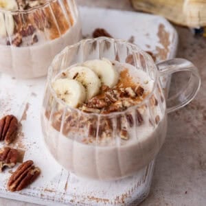 High Protein Overnight Oats recipe in a bowl