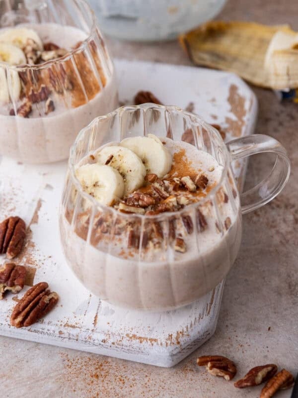 High Protein Overnight Oats recipe in a bowl