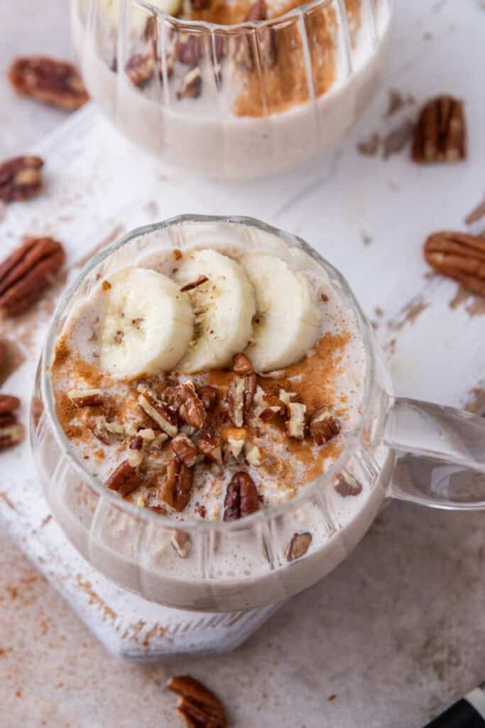 High Protein Overnight Oats recipe in a bowl