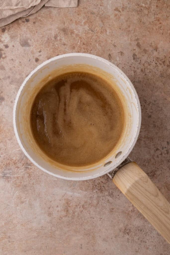 topping ingredients in a pot