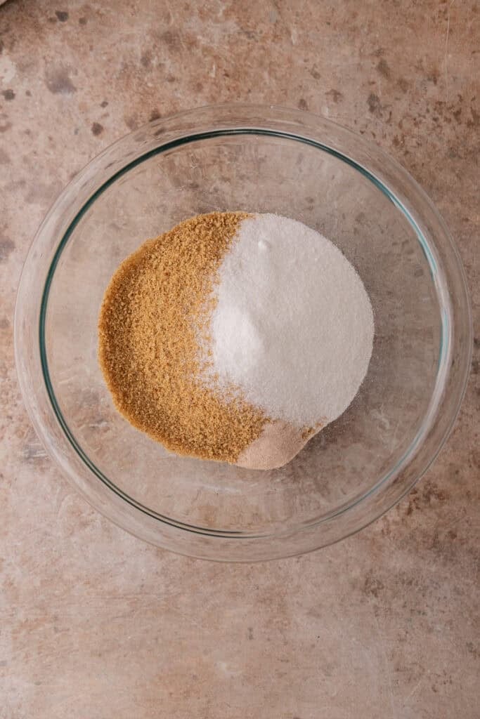 crust ingredients in a bowl