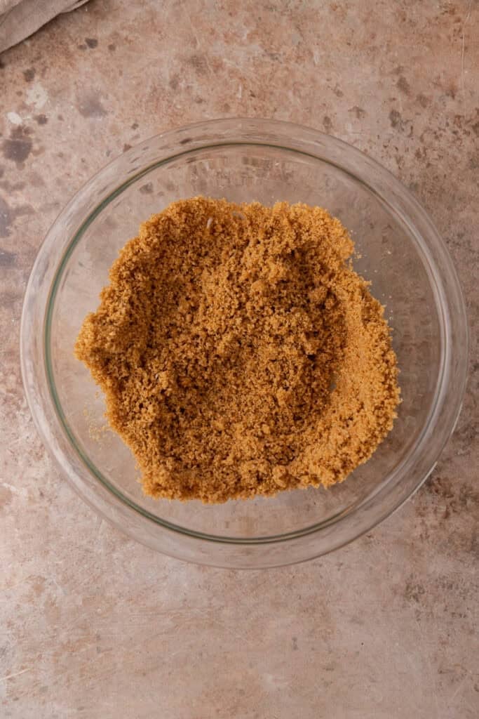 crust ingredients in a bowl