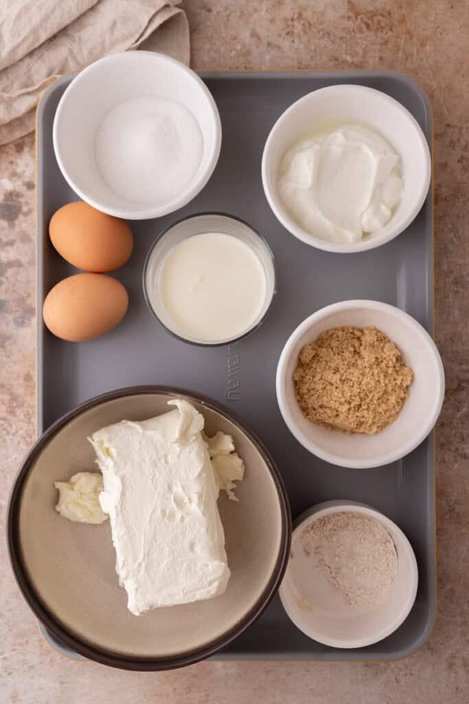 Mini Pecan Pie Cheesecake recipe ingredients