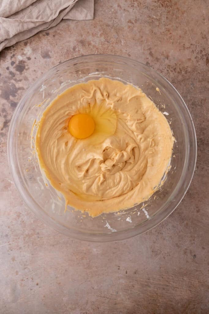 filling ingredients in a bowl