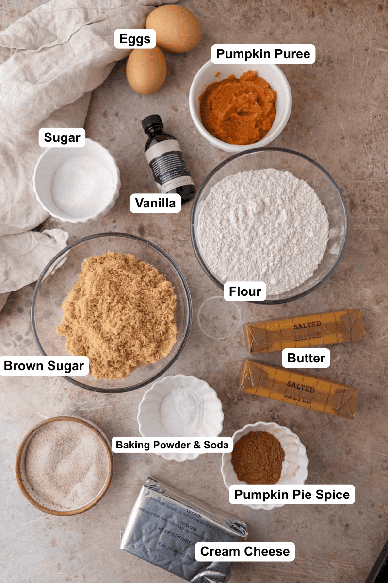 Pumpkin Cheesecake Cookie Recipe Ingredients