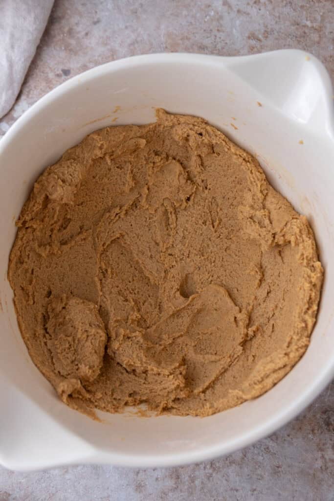 mixed ingredients in a bowl