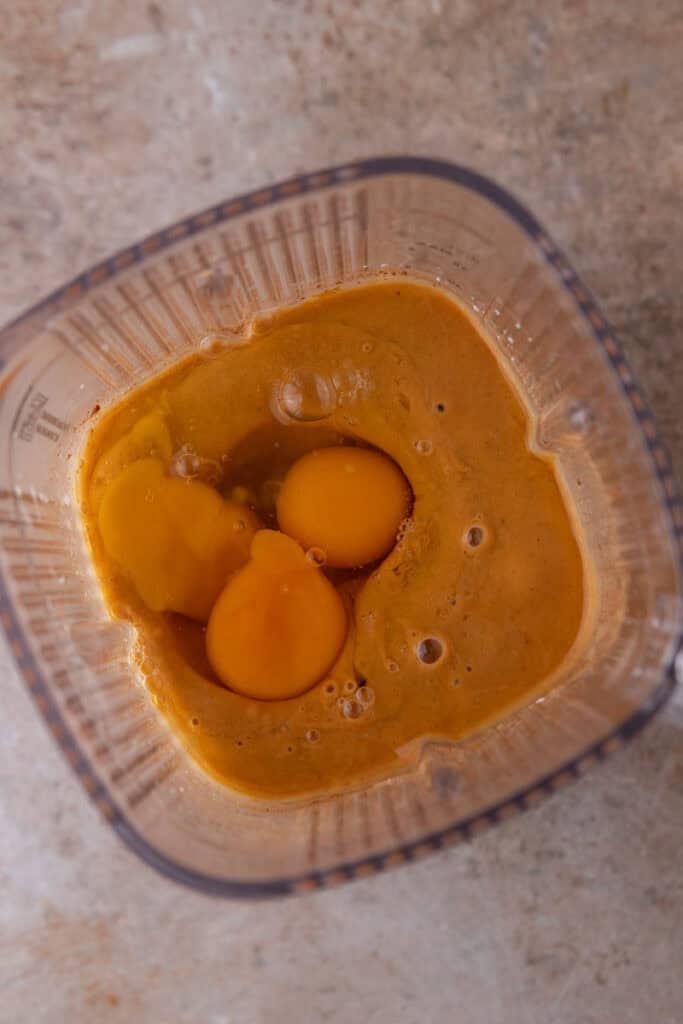ingredients in a blender