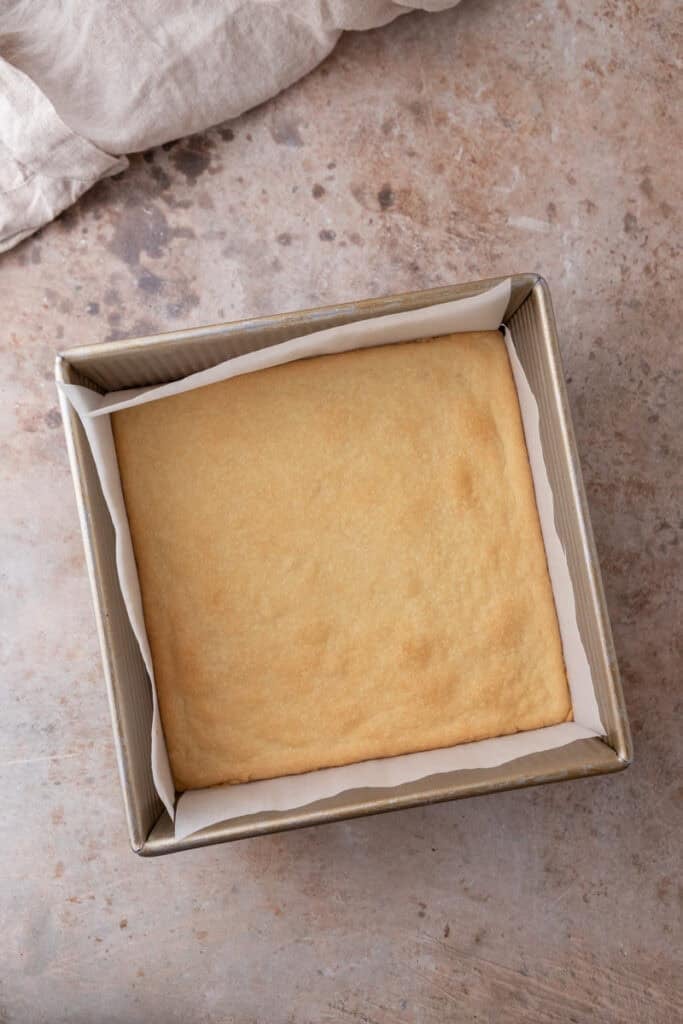 baked crust in a pan