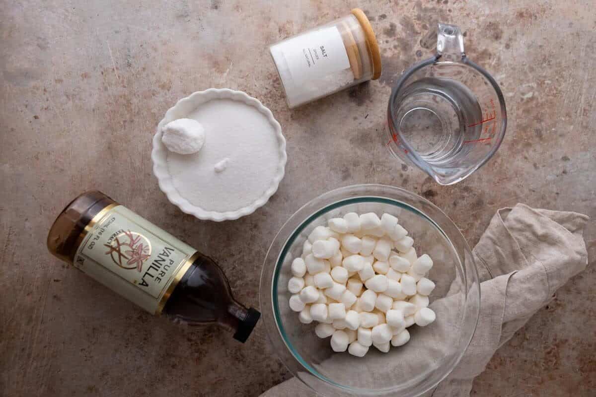 Homemade toasted marshmallow syrup recipe ingredients